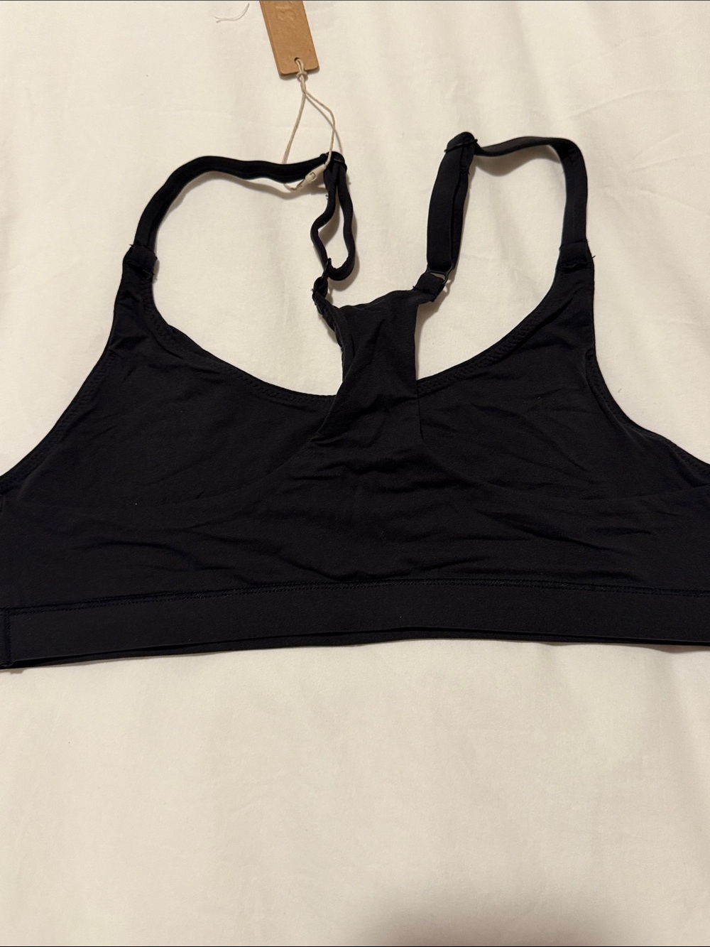 3 SKIMS Everyday Racerback Bralettes- Black & Nude - Picture 8 of 9